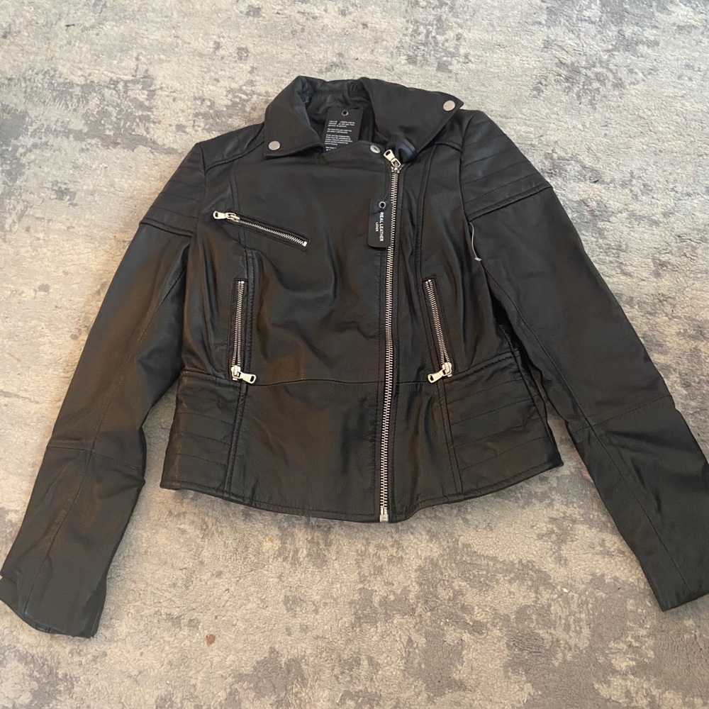 REAL LEATHER Barney’s jacket